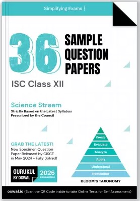 Gurukul by Oswal 36 Sample Question Papers for ISC Science Stream Class 12 Exam 2025